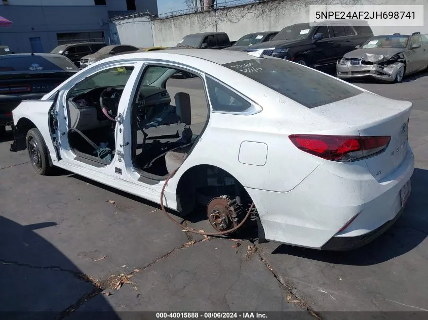 5NPE24AF2JH698741 2018 Hyundai Sonata Se