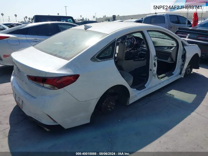 5NPE24AF2JH698741 2018 Hyundai Sonata Se