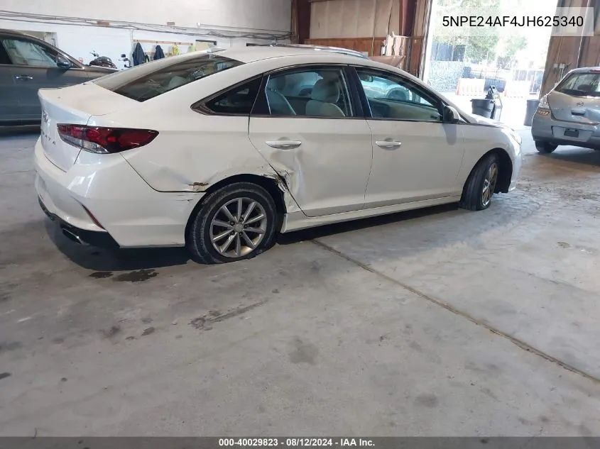 5NPE24AF4JH625340 2018 Hyundai Sonata Se