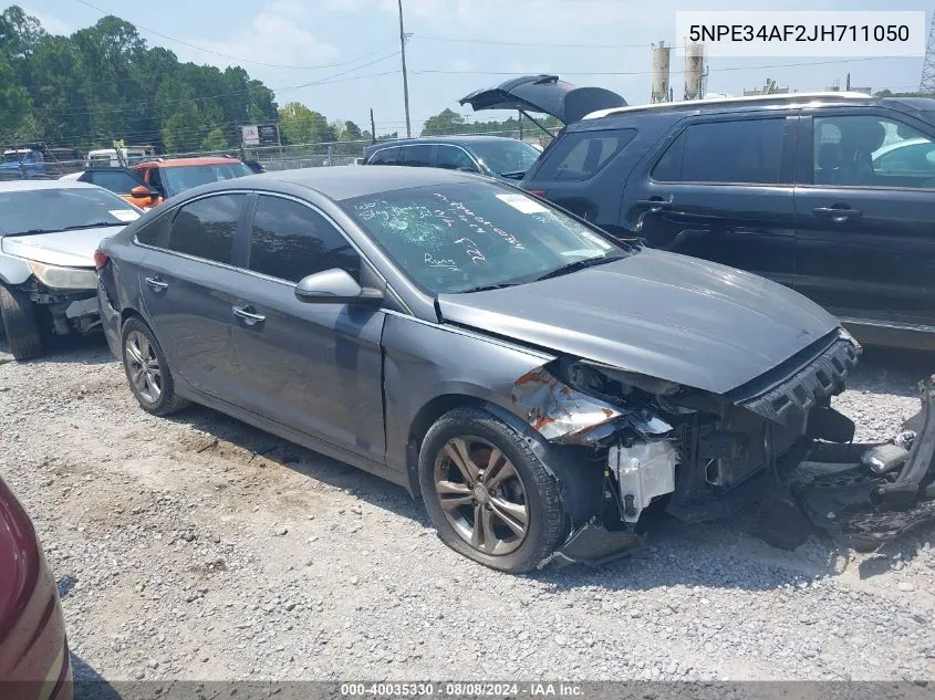 5NPE34AF2JH711050 2018 Hyundai Sonata Sel+