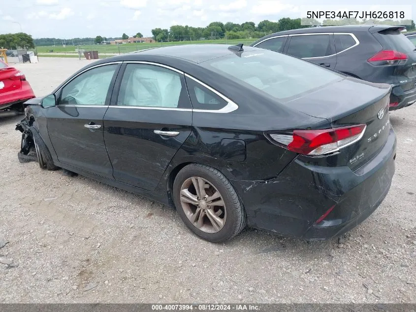 5NPE34AF7JH626818 2018 Hyundai Sonata Limited