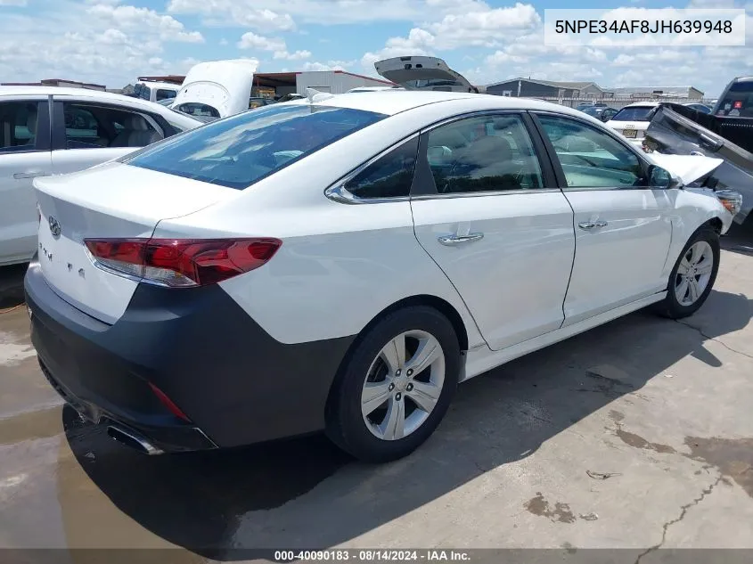 5NPE34AF8JH639948 2018 Hyundai Sonata Sel