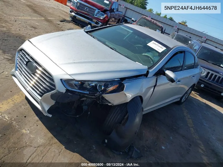 5NPE24AF4JH644678 2018 Hyundai Sonata Se