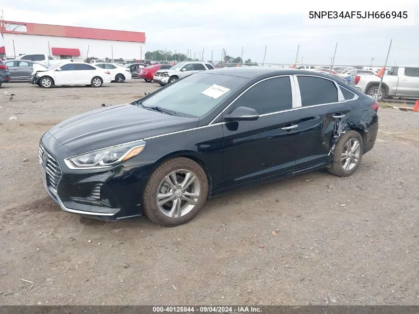 5NPE34AF5JH666945 2018 Hyundai Sonata Sel