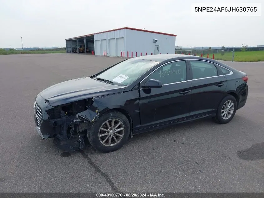 5NPE24AF6JH630765 2018 Hyundai Sonata Se