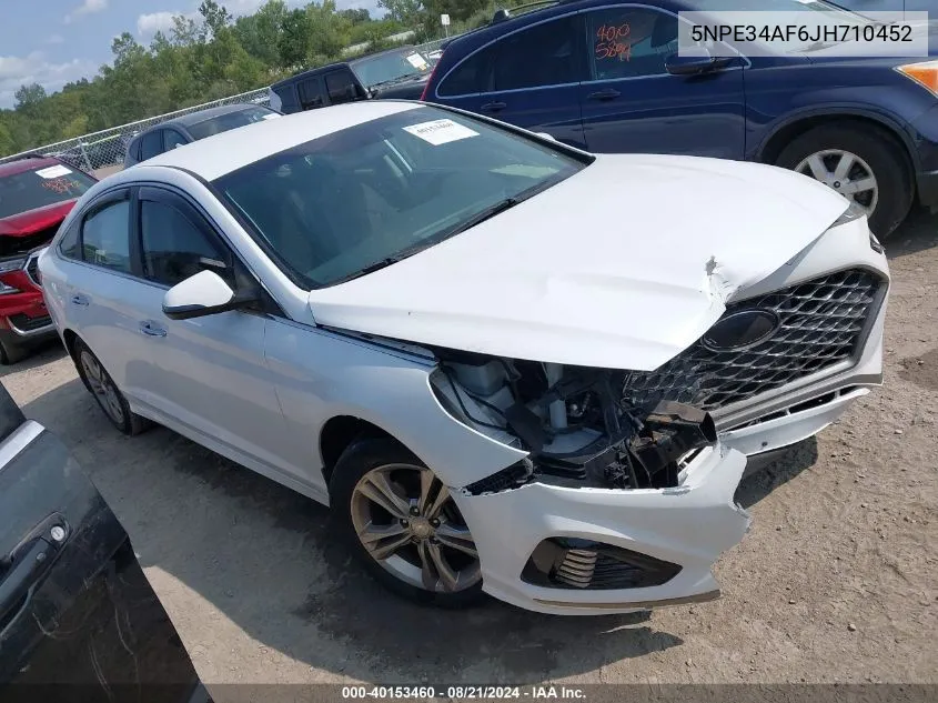 5NPE34AF6JH710452 2018 Hyundai Sonata Sel+