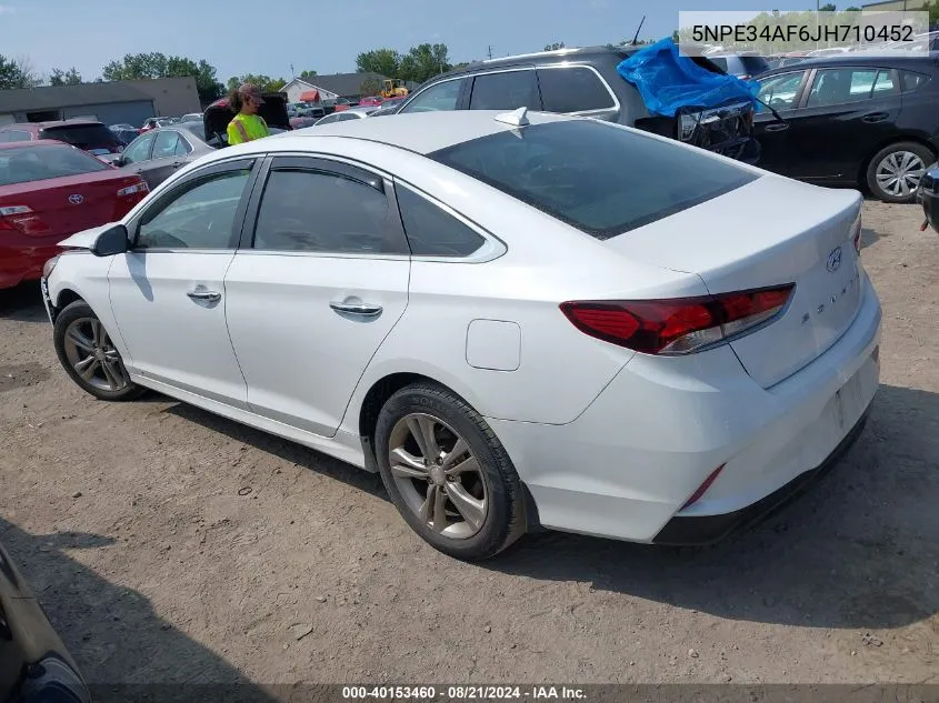 5NPE34AF6JH710452 2018 Hyundai Sonata Sel+