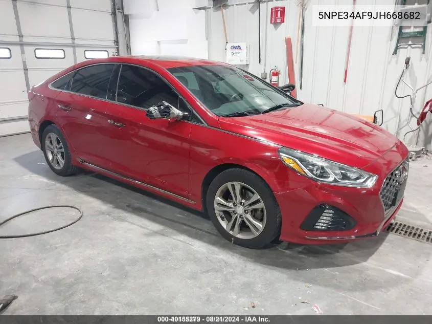 5NPE34AF9JH668682 2018 Hyundai Sonata Sport