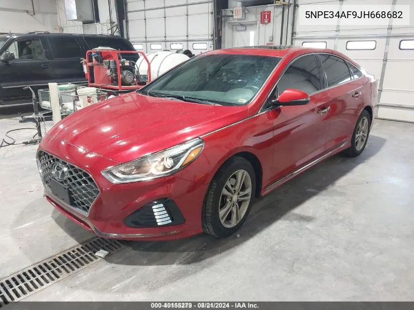 2018 Hyundai Sonata Sport VIN: 5NPE34AF9JH668682 Lot: 40155279