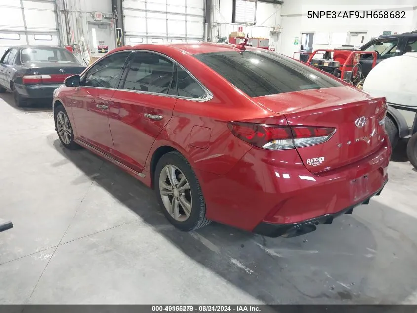 2018 Hyundai Sonata Sport VIN: 5NPE34AF9JH668682 Lot: 40155279