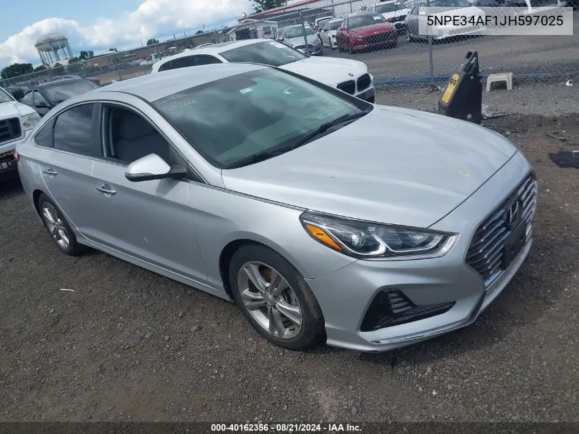 5NPE34AF1JH597025 2018 Hyundai Sonata Sel