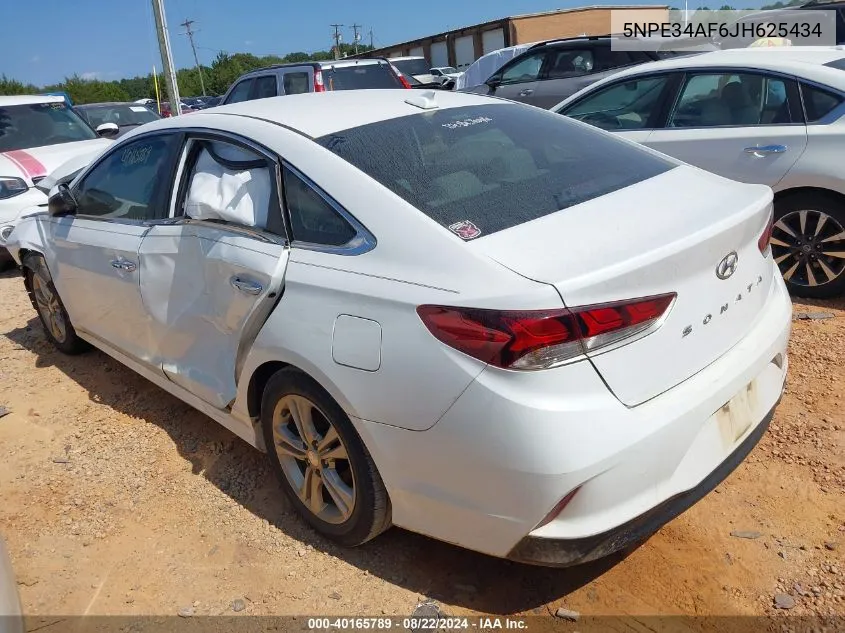 5NPE34AF6JH625434 2018 Hyundai Sonata Sel