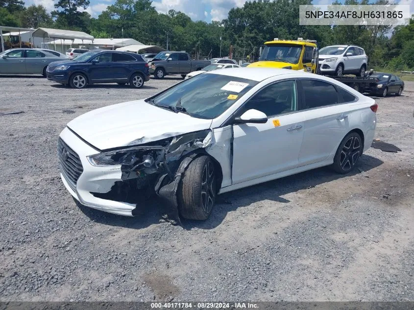 2018 Hyundai Sonata Sel VIN: 5NPE34AF8JH631865 Lot: 40171784