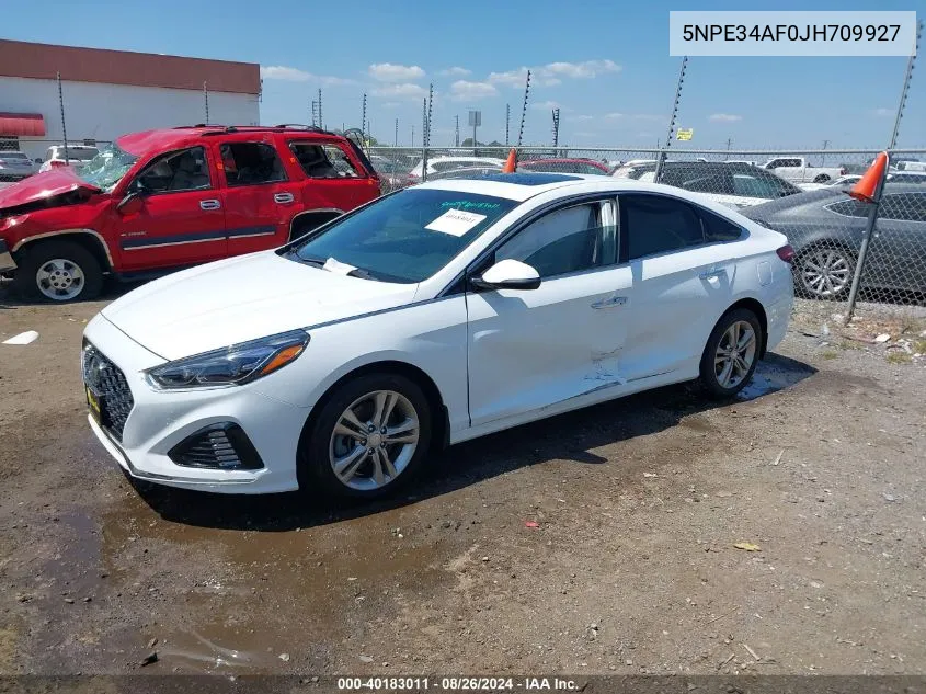 2018 Hyundai Sonata Limited VIN: 5NPE34AF0JH709927 Lot: 40183011