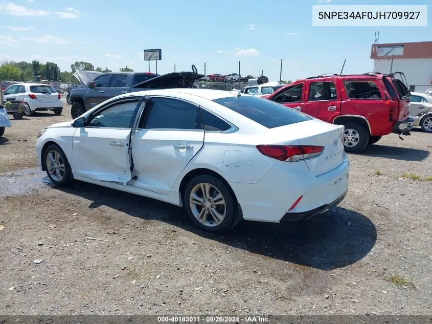 2018 Hyundai Sonata Limited VIN: 5NPE34AF0JH709927 Lot: 40183011