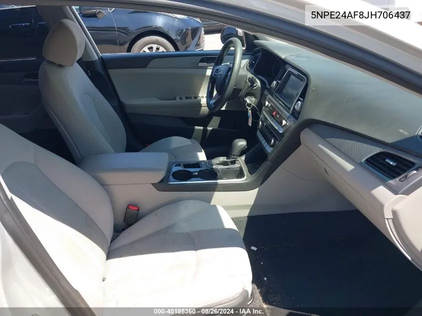 5NPE24AF8JH706437 2018 Hyundai Sonata Se