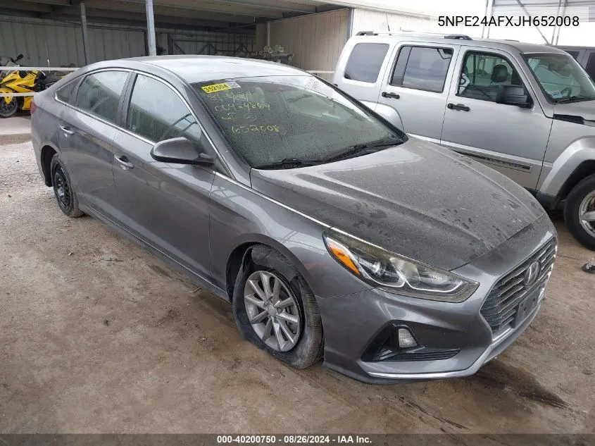 5NPE24AFXJH652008 2018 Hyundai Sonata Se