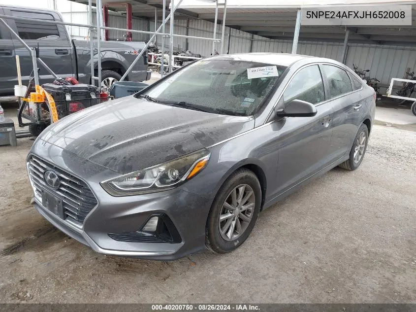 5NPE24AFXJH652008 2018 Hyundai Sonata Se