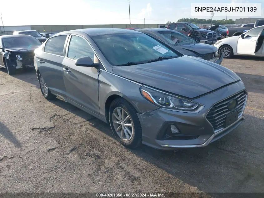 5NPE24AF8JH701139 2018 Hyundai Sonata Se