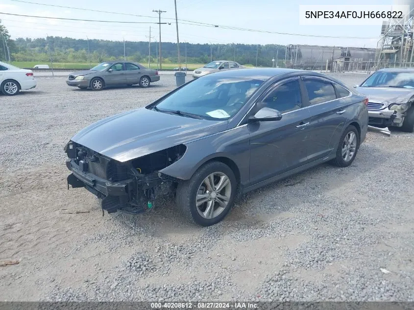 5NPE34AF0JH666822 2018 Hyundai Sonata Sel