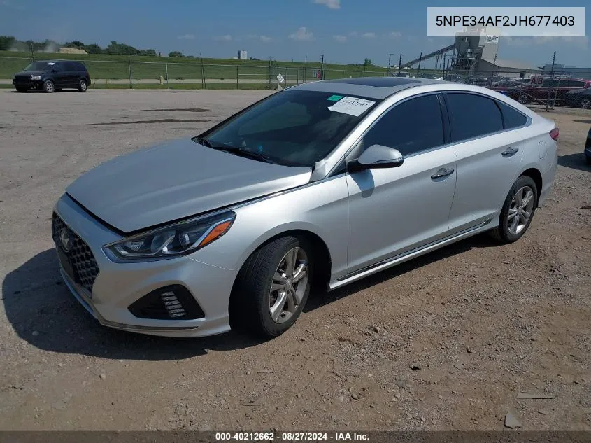 5NPE34AF2JH677403 2018 Hyundai Sonata Sport