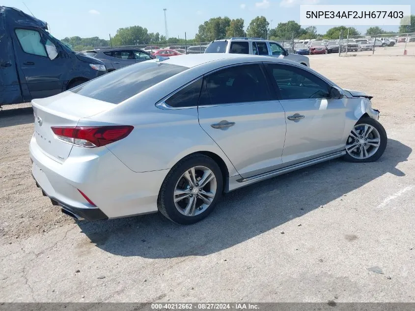 2018 Hyundai Sonata Sport VIN: 5NPE34AF2JH677403 Lot: 40212662