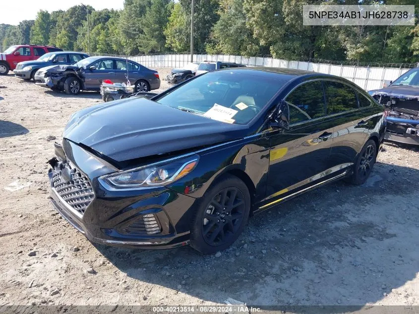 2018 Hyundai Sonata Sport 2.0T VIN: 5NPE34AB1JH628738 Lot: 40213514