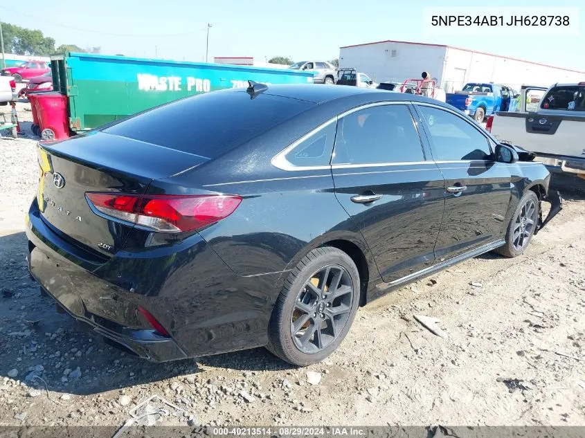 2018 Hyundai Sonata Sport 2.0T VIN: 5NPE34AB1JH628738 Lot: 40213514