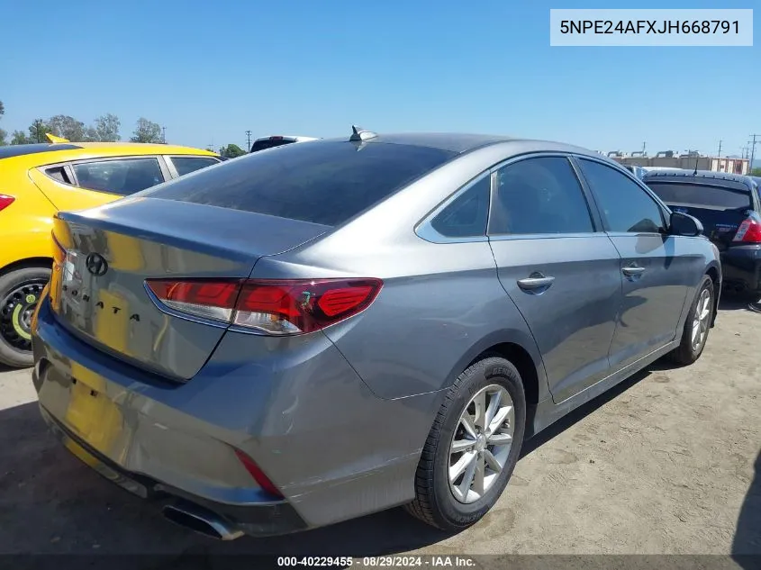 5NPE24AFXJH668791 2018 Hyundai Sonata Se