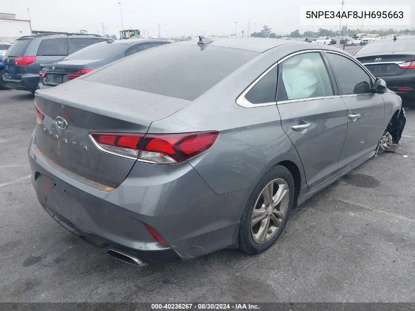 5NPE34AF8JH695663 2018 Hyundai Sonata Limited