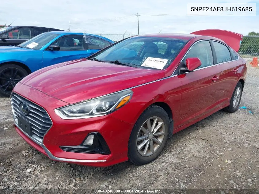 5NPE24AF8JH619685 2018 Hyundai Sonata Se