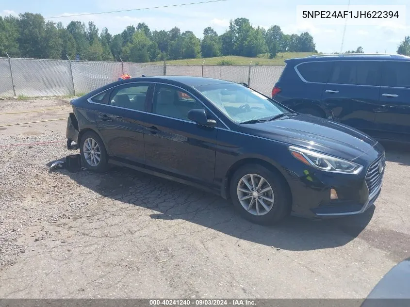 2018 Hyundai Sonata Se VIN: 5NPE24AF1JH622394 Lot: 40241240