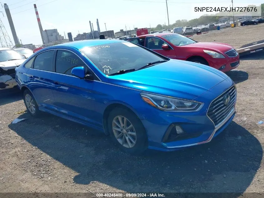 2018 Hyundai Sonata Se VIN: 5NPE24AFXJH727676 Lot: 40245400