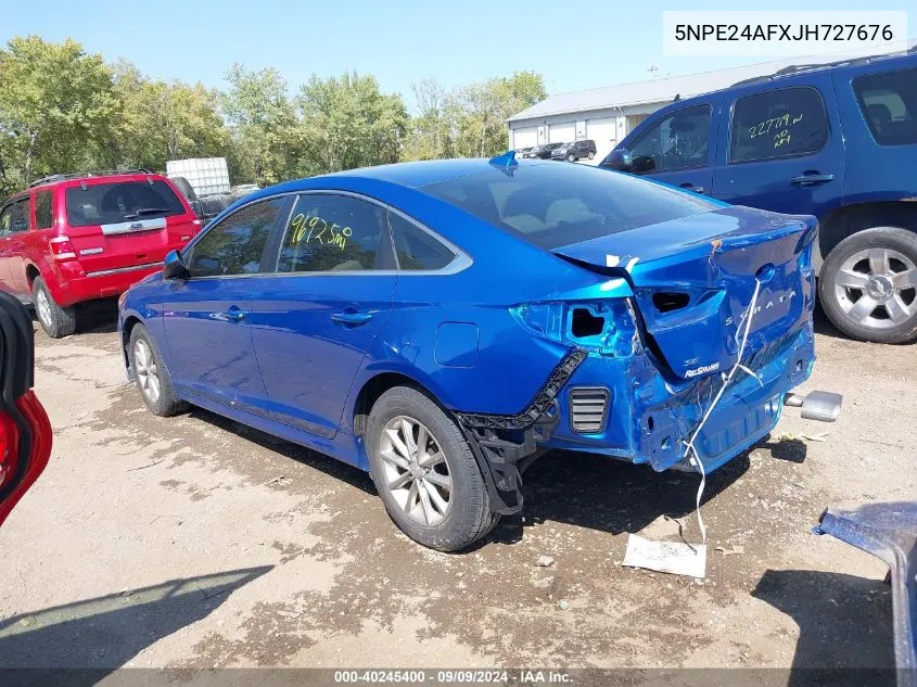 5NPE24AFXJH727676 2018 Hyundai Sonata Se