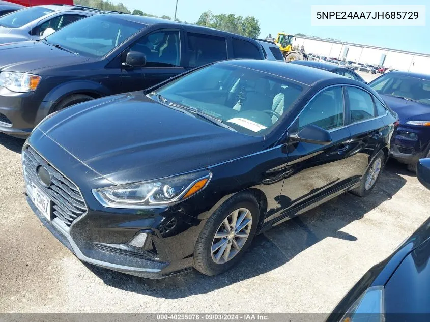 2018 Hyundai Sonata Eco VIN: 5NPE24AA7JH685729 Lot: 40255076