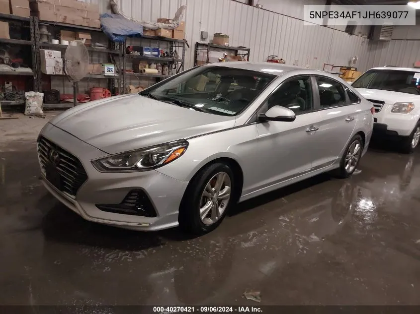 2018 Hyundai Sonata Sel VIN: 5NPE34AF1JH639077 Lot: 40270421