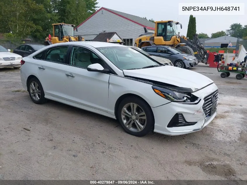 5NPE34AF9JH648741 2018 Hyundai Sonata Sport/Limited/Sel