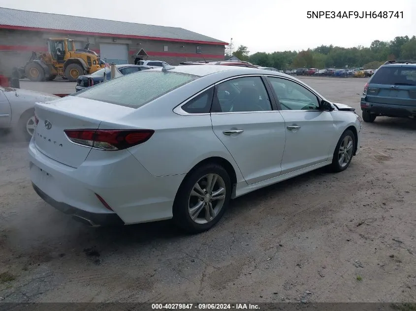 5NPE34AF9JH648741 2018 Hyundai Sonata Sport/Limited/Sel