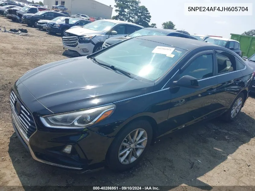 5NPE24AF4JH605704 2018 Hyundai Sonata Se