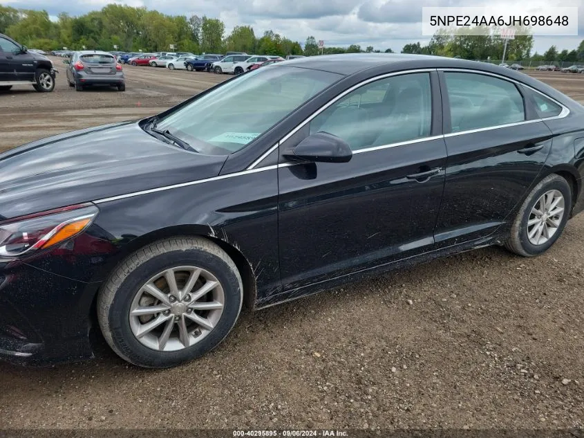 5NPE24AA6JH698648 2018 Hyundai Sonata Eco