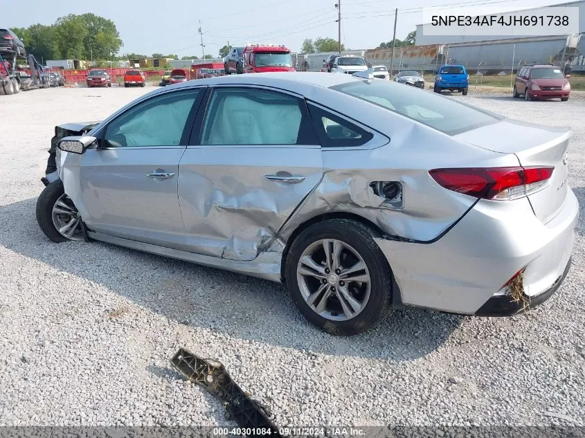 2018 Hyundai Sonata Sport/Limited/Sel VIN: 5NPE34AF4JH691738 Lot: 40301084