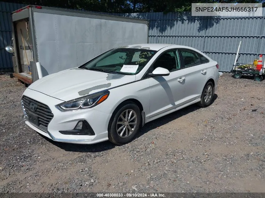 2018 Hyundai Sonata Se VIN: 5NPE24AF5JH666317 Lot: 40308033