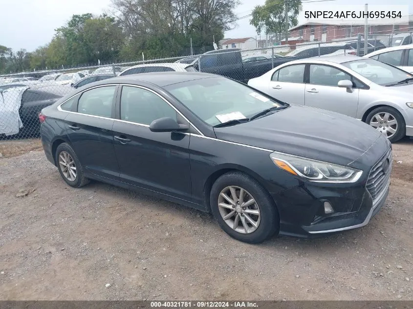 2018 Hyundai Sonata Se VIN: 5NPE24AF6JH695454 Lot: 40321781