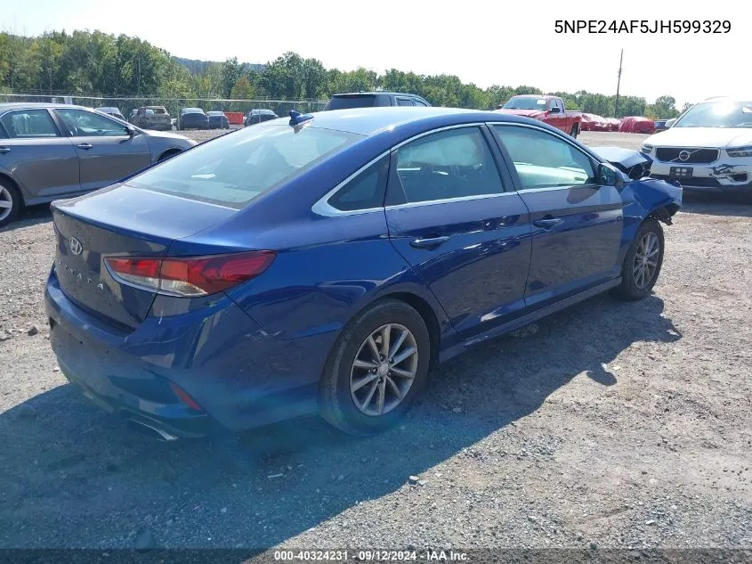 5NPE24AF5JH599329 2018 Hyundai Sonata Se