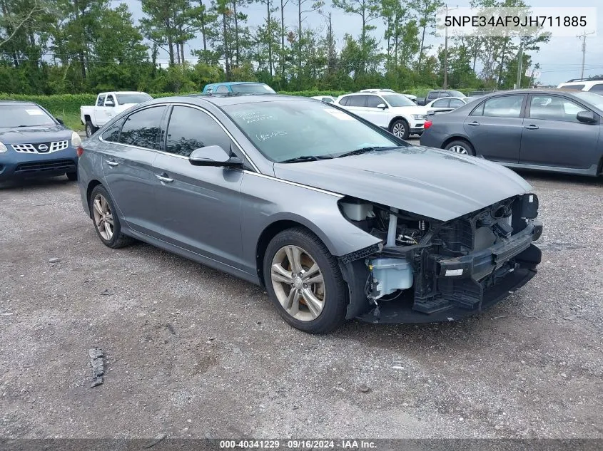 2018 Hyundai Sonata Sport/Limited/Sel VIN: 5NPE34AF9JH711885 Lot: 40341229