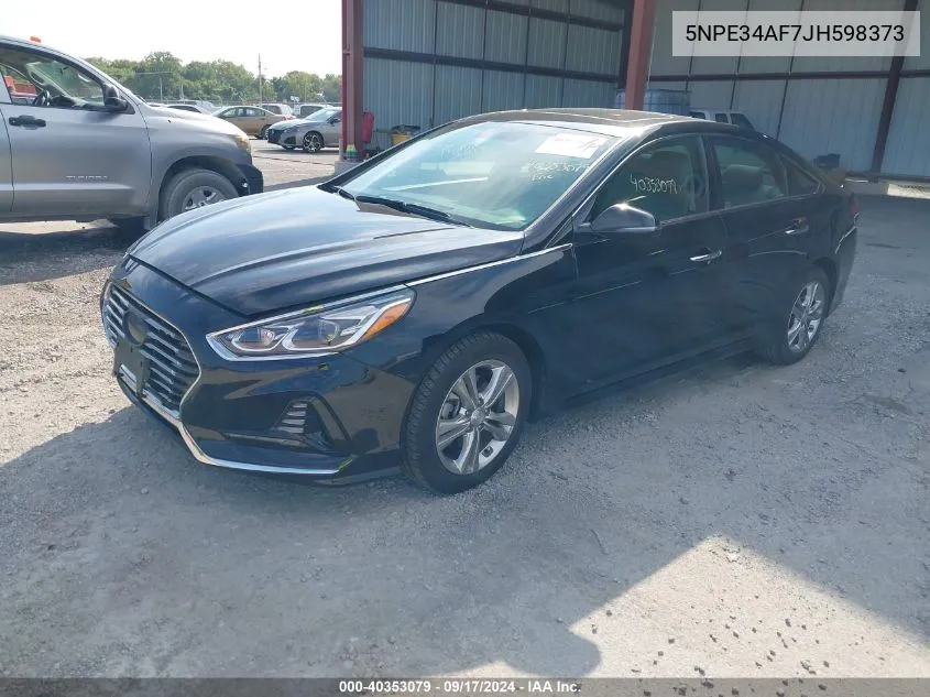 5NPE34AF7JH598373 2018 Hyundai Sonata Limited