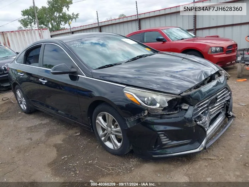 2018 Hyundai Sonata Sel VIN: 5NPE34AF7JH628360 Lot: 40360209