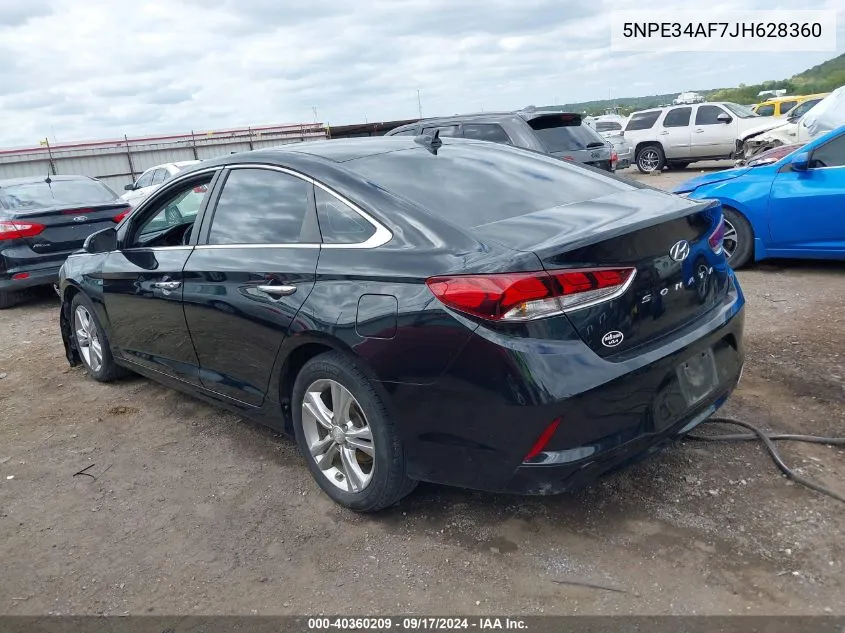 2018 Hyundai Sonata Sel VIN: 5NPE34AF7JH628360 Lot: 40360209