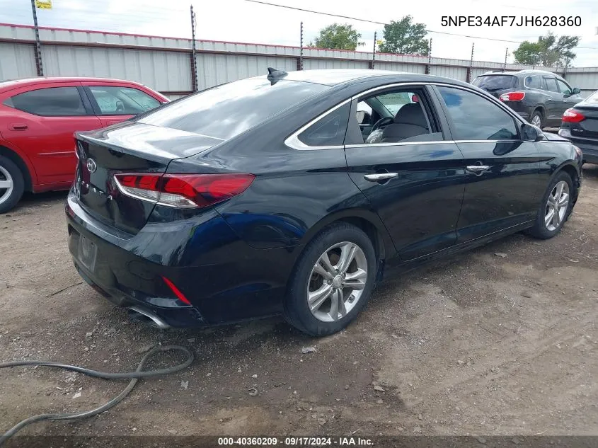 2018 Hyundai Sonata Sel VIN: 5NPE34AF7JH628360 Lot: 40360209