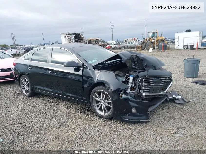 5NPE24AF8JH623882 2018 Hyundai Sonata Se